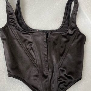 Black Women's Crop Top